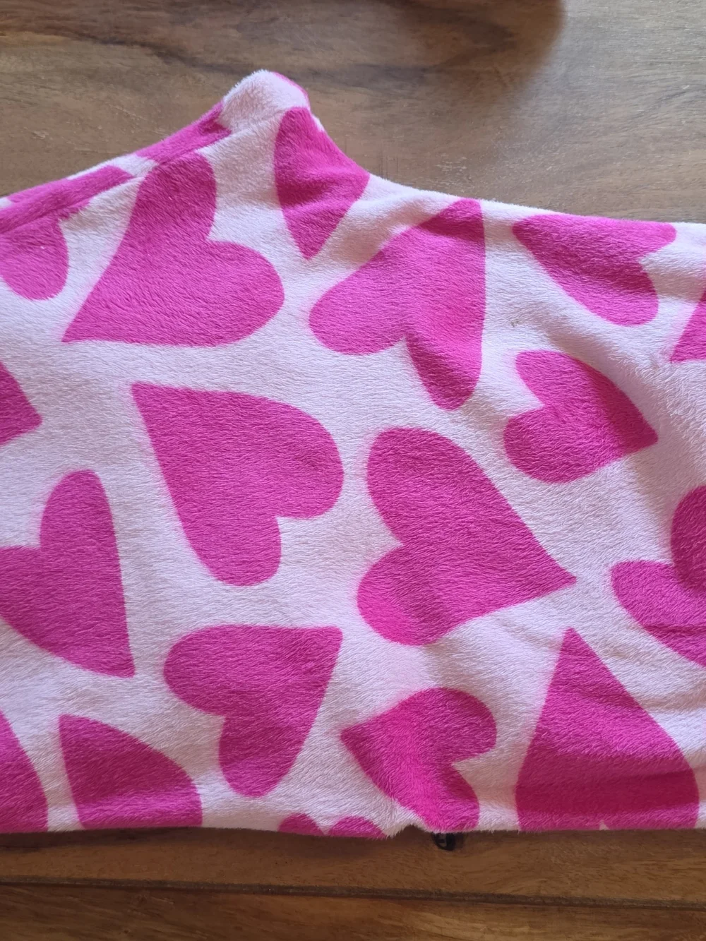 Girl's Cat & Jack Pink Heart Print Pajama Set